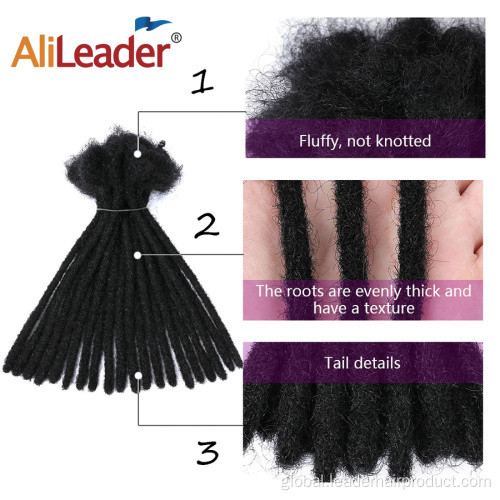 Human Hair Dreadlock Crochet Braid Hair Afro Kinky Human Hair Dreadlock Supplier